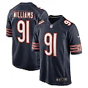 Zennovawear Chris Williams 91 Chicago Bears Game Men Jersey - Navy
