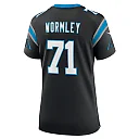 Zennovawear Chris Wormley 71 Carolina Panthers Women Game Jersey - Black