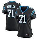 Zennovawear Chris Wormley 71 Carolina Panthers Women Game Jersey - Black