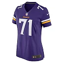 Zennovawear Christian Darrisaw 71 Minnesota Vikings Women's Game Jersey - Purple