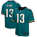 Zennovawear Christian Kirk 13 Jacksonville Jaguars Prowler Throwback Player Game YOUTH Jersey - Teal