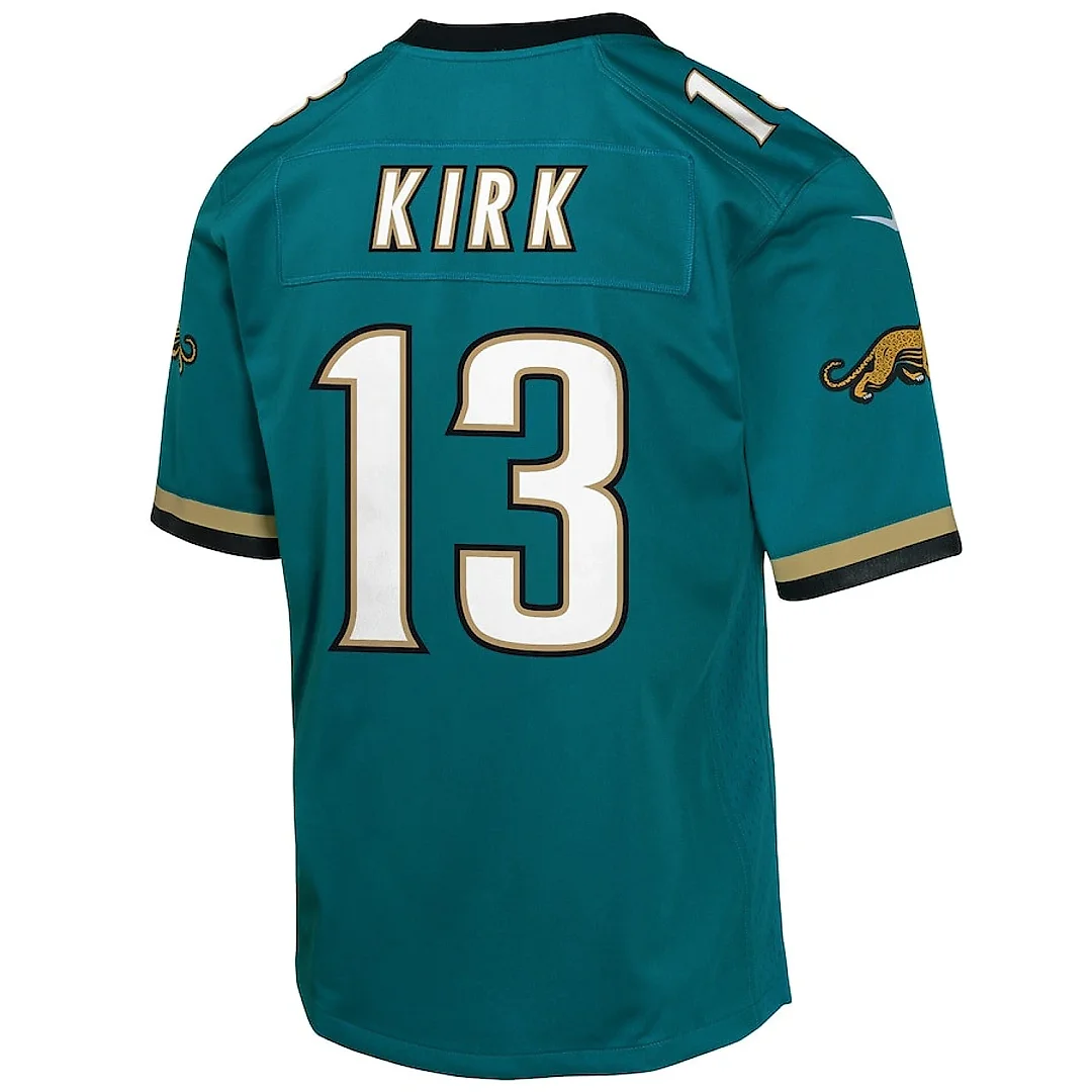 Zennovawear Christian Kirk 13 Jacksonville Jaguars Prowler Throwback Player Game YOUTH Jersey - Teal