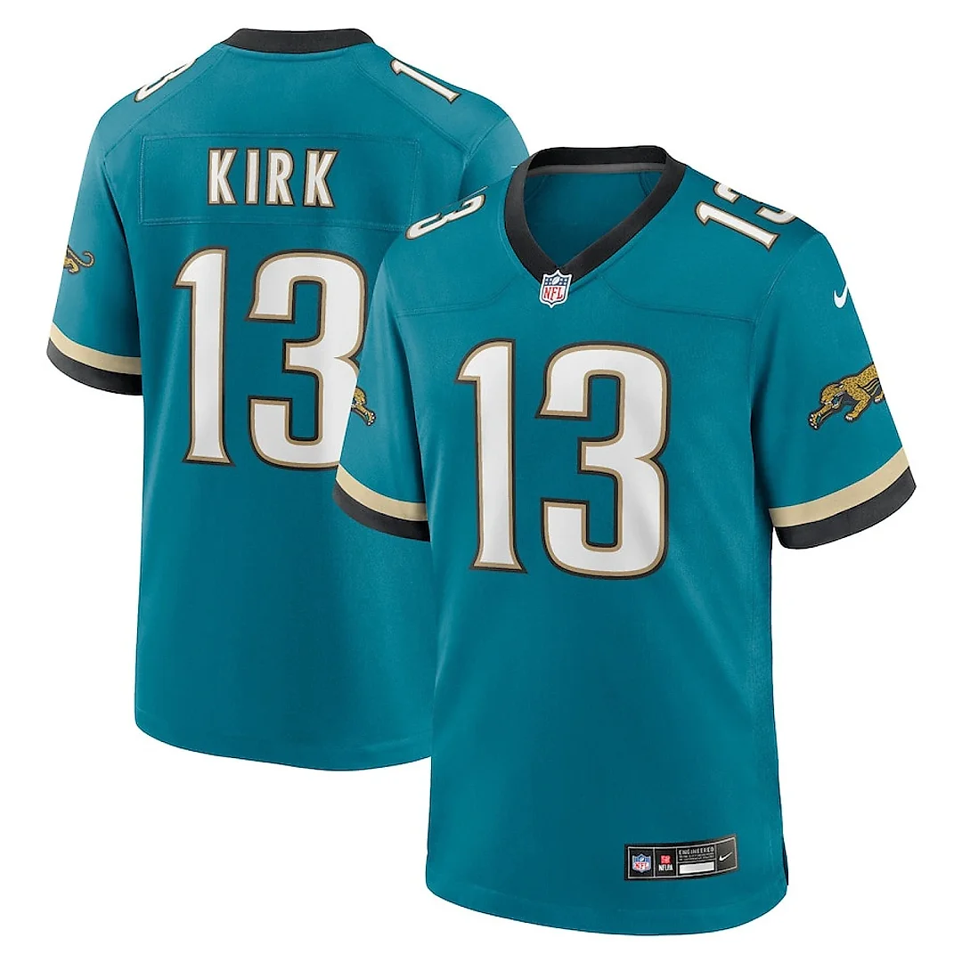 Zennovawear Christian Kirk 13 Jacksonville Jaguars Prowler Throwback Player Game Men Jersey - Teal