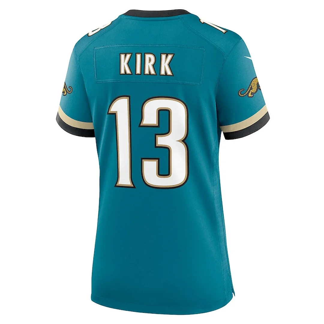 Zennovawear Christian Kirk 13 Jacksonville Jaguars Women's Prowler Throwback Game Jersey - Teal
