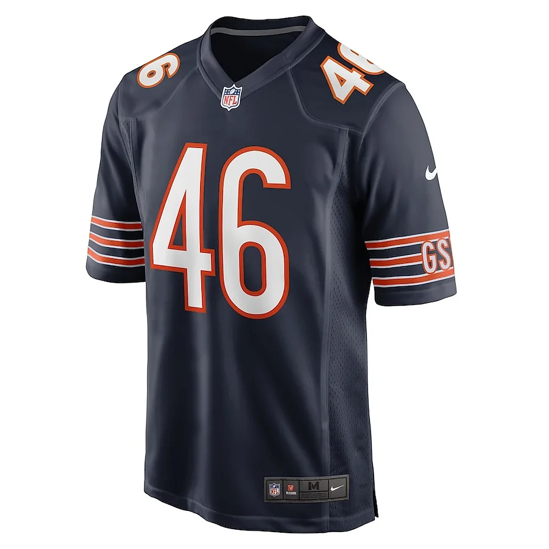Zennovawear Christian Matthew 46 Chicago Bears Game Men Jersey - Navy
