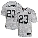 Zennovawear Christian McCaffrey 23 San Francisco 49ers 2024 Salute to Service Game YOUTH Jersey - Arctic Camo