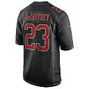 Zennovawear Christian McCaffrey 23 San Francisco 49ers Fashion Game Men Jersey - Carbon Black