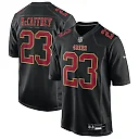 Zennovawear Christian McCaffrey 23 San Francisco 49ers Fashion Game Men Jersey - Carbon Black