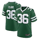Zennovawear Chuck Clark 36 New York Jets Team Game Men Jersey - Legacy Green