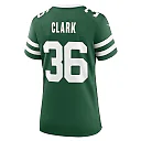 Zennovawear Chuck Clark 36 New York Jets Women's Team Game Jersey - Legacy Green
