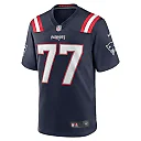 Zennovawear Chukwuma Okorafor 77 New England Patriots Team Game Men Jersey - Navy