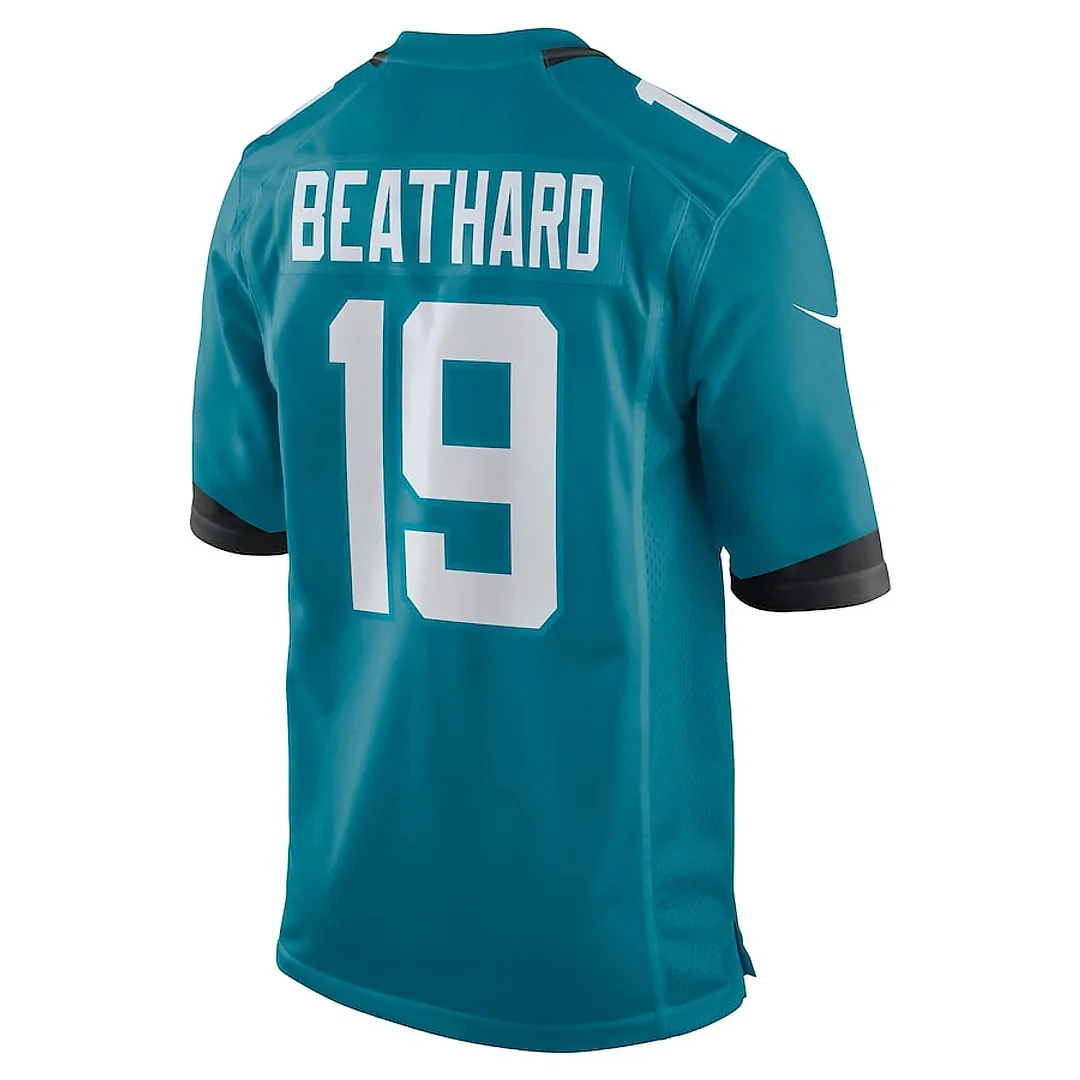 Zennovawear C.J. Beathard 19 Jacksonville Jaguars Team Game Men Jersey - Teal
