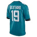 Zennovawear C.J. Beathard 19 Jacksonville Jaguars Team Game Men Jersey - Teal
