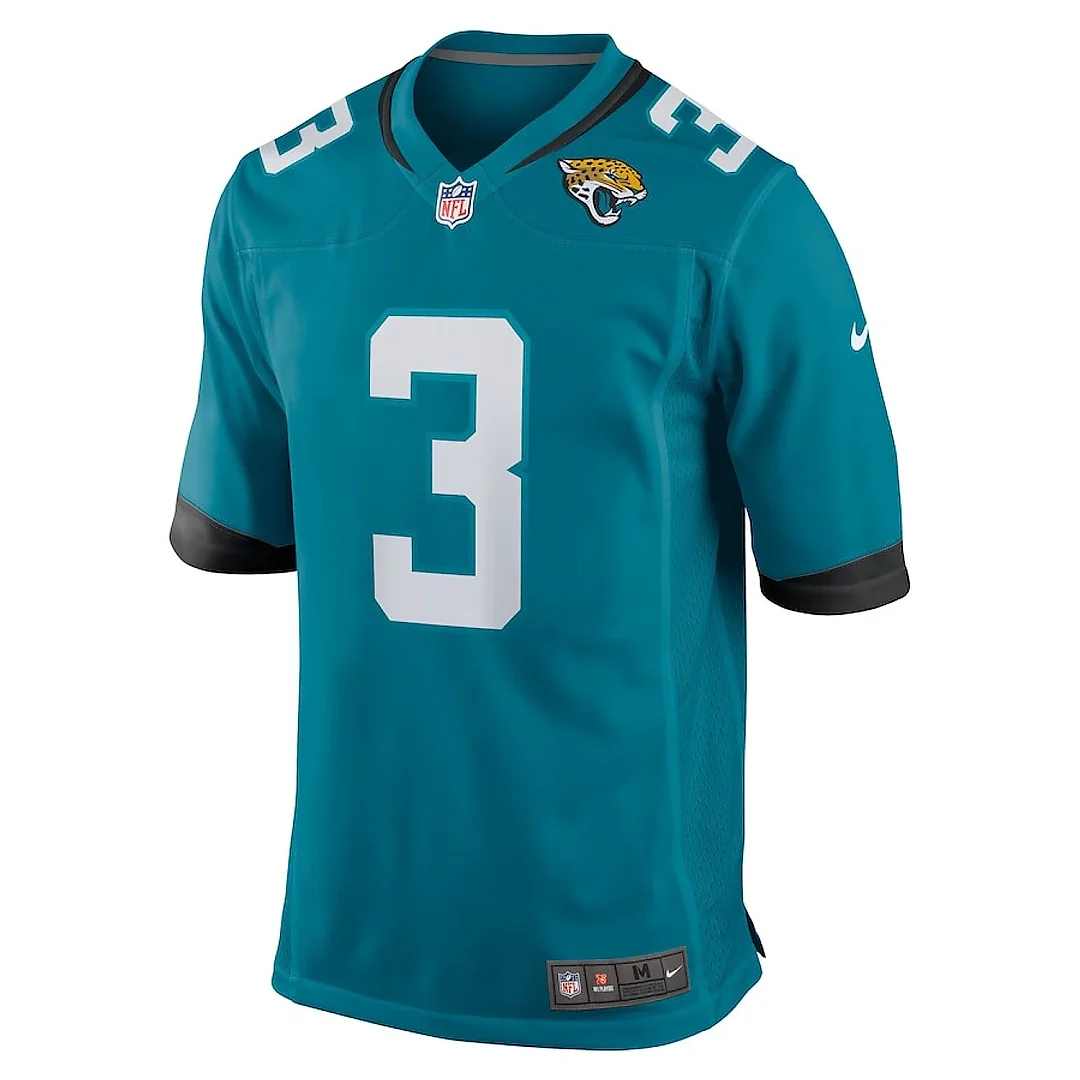 Zennovawear C.J. Beathard 3 Jacksonville Jaguars Men Game Jersey - Teal