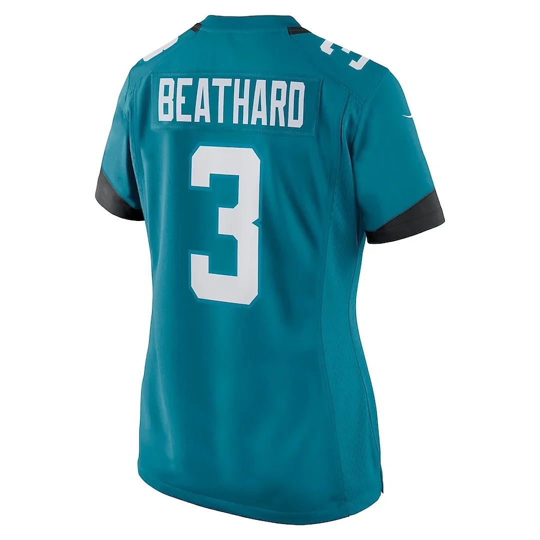 Zennovawear C.J. Beathard 3 Jacksonville Jaguars Women Game Jersey - Teal