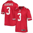Zennovawear C.J. Beathard 3 San Francisco 49ers Men Game Jersey - Scarlet