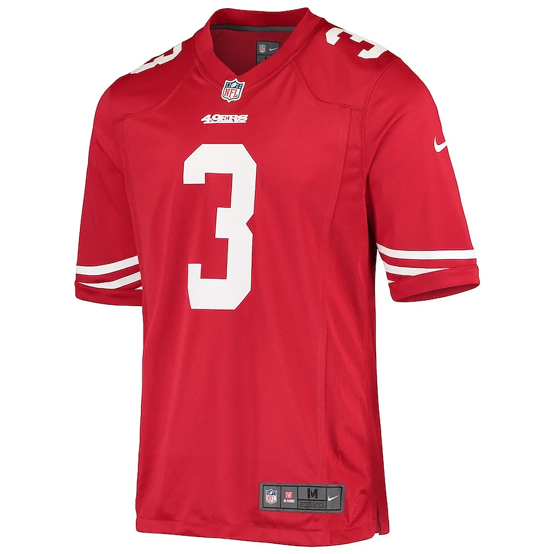 Zennovawear C.J. Beathard 3 San Francisco 49ers Men Game Jersey - Scarlet