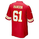 Zennovawear C.J. Hanson 61 Kansas City Chiefs Game Men Jersey - Red