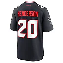 Zennovawear C.J. Henderson 20 Houston Texans Team Game Men Jersey - Navy
