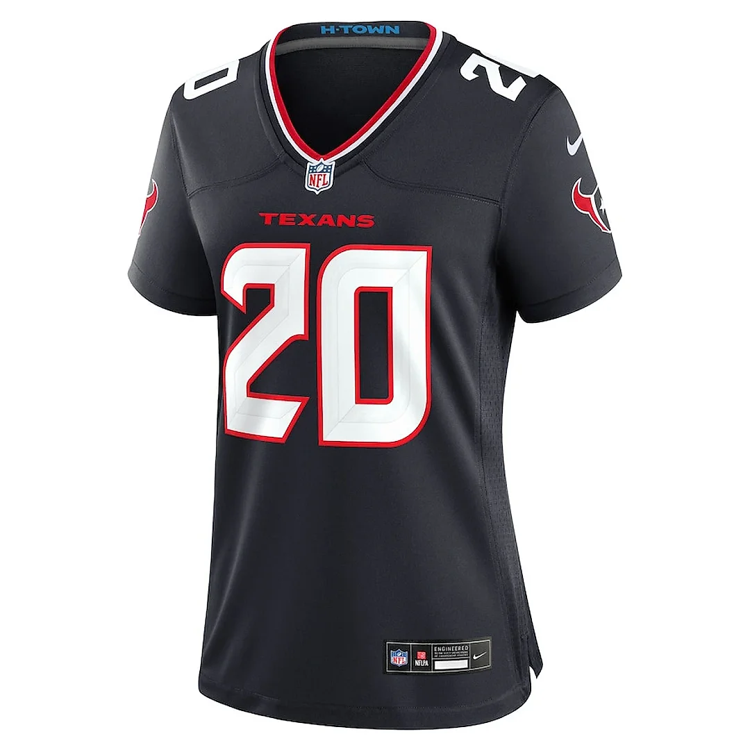 Zennovawear C.J. Henderson 20 Houston Texans Women Team Game Jersey - Navy