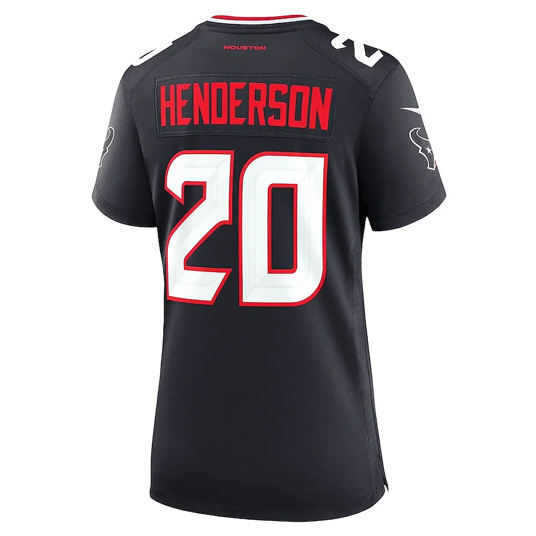 Zennovawear C.J. Henderson 20 Houston Texans Women Team Game Jersey - Navy