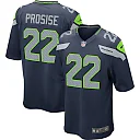Zennovawear C.J. Prosise 22 Seattle Seahawks YOUTH Game Jersey - College Navy