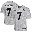 Zennovawear C.J. Stroud 7 Houston Texans 2024 Salute to Service Game YOUTH Jersey - Arctic Camo