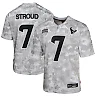 Zennovawear C.J. Stroud 7 Houston Texans 2024 Salute to Service Game YOUTH Jersey - Arctic Camo