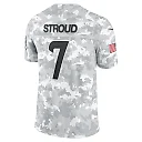 Zennovawear C.J. Stroud 7 Houston Texans 2024 Salute to Service Limited Men Jersey - Arctic Camo