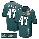 Zennovawear C.J. Uzomah 47 Philadelphia Eagles Super Bowl LIX Champions Patch 'New Orleans - Where Legends Are Made' EMBROIDERED Game Men Jersey...