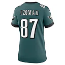Zennovawear C.J. Uzomah 87 Philadelphia Eagles Women Team Game Jersey - Midnight Green