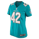 Zennovawear Clayton Fejedelem 42 Miami Dolphins Women Game Jersey - Aqua