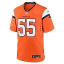 Zennovawear Cody Barton 55 Denver Broncos Game Men Jersey - Orange