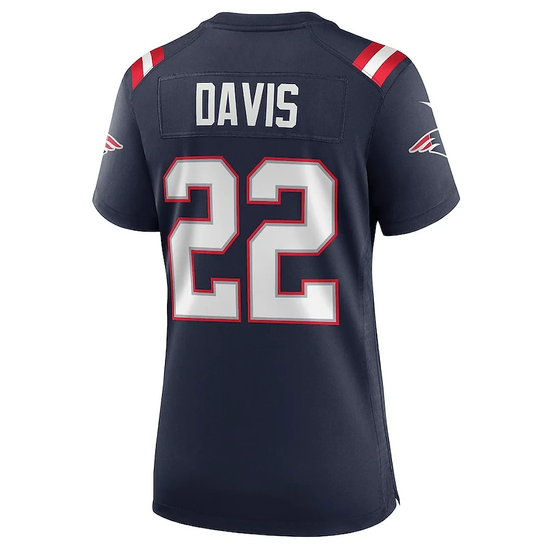 Zennovawear Cody Davis 22 New England Patriots Women Game Jersey - Navy