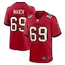 Zennovawear Cody Mauch 69 Tampa Bay Buccaneers Game Men Jersey - Red