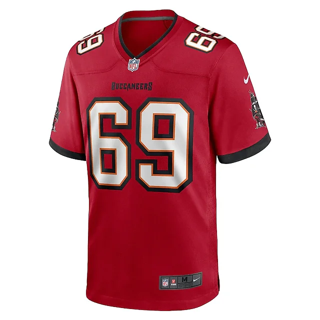 Zennovawear Cody Mauch 69 Tampa Bay Buccaneers Game Men Jersey - Red