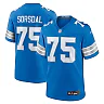 Zennovawear Colby Sorsdal 75 Detroit Lions Team Game Men Jersey - Blue
