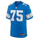 Zennovawear Colby Sorsdal 75 Detroit Lions Team Game Men Jersey - Blue