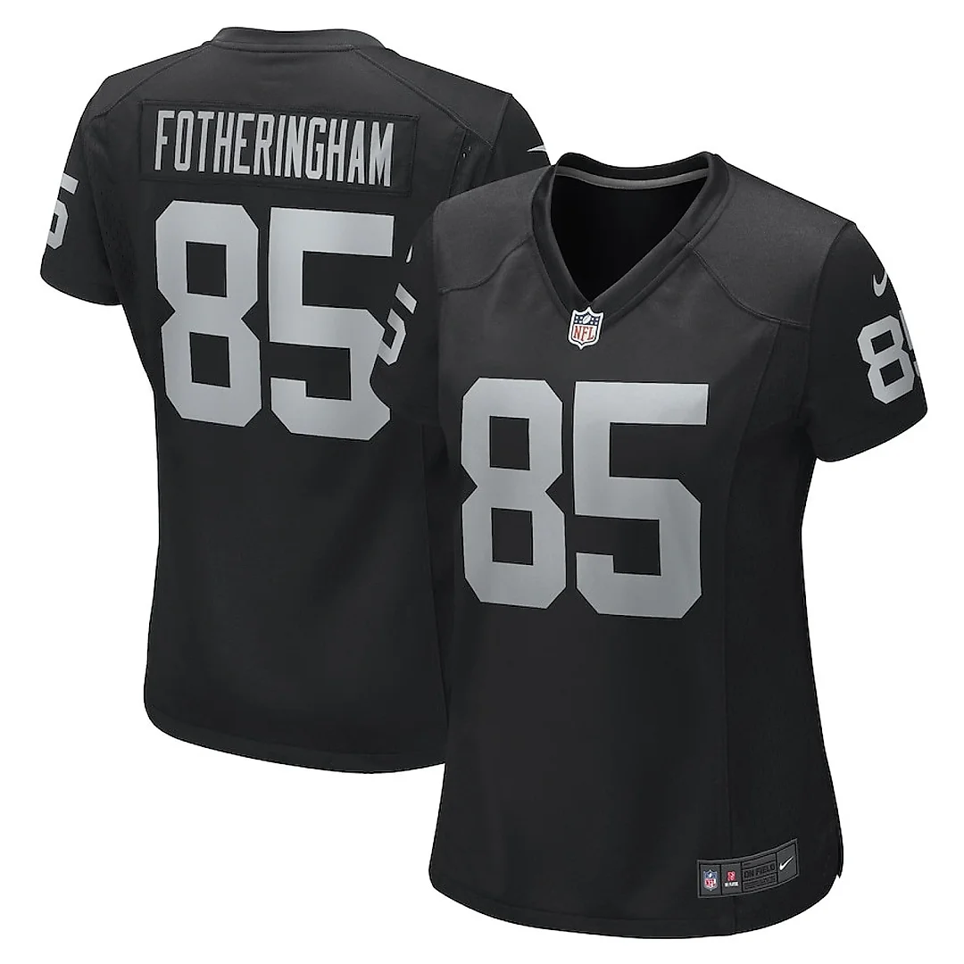Zennovawear Cole Fotheringham 85 Las Vegas Raiders Women's Team Game Jersey - Black