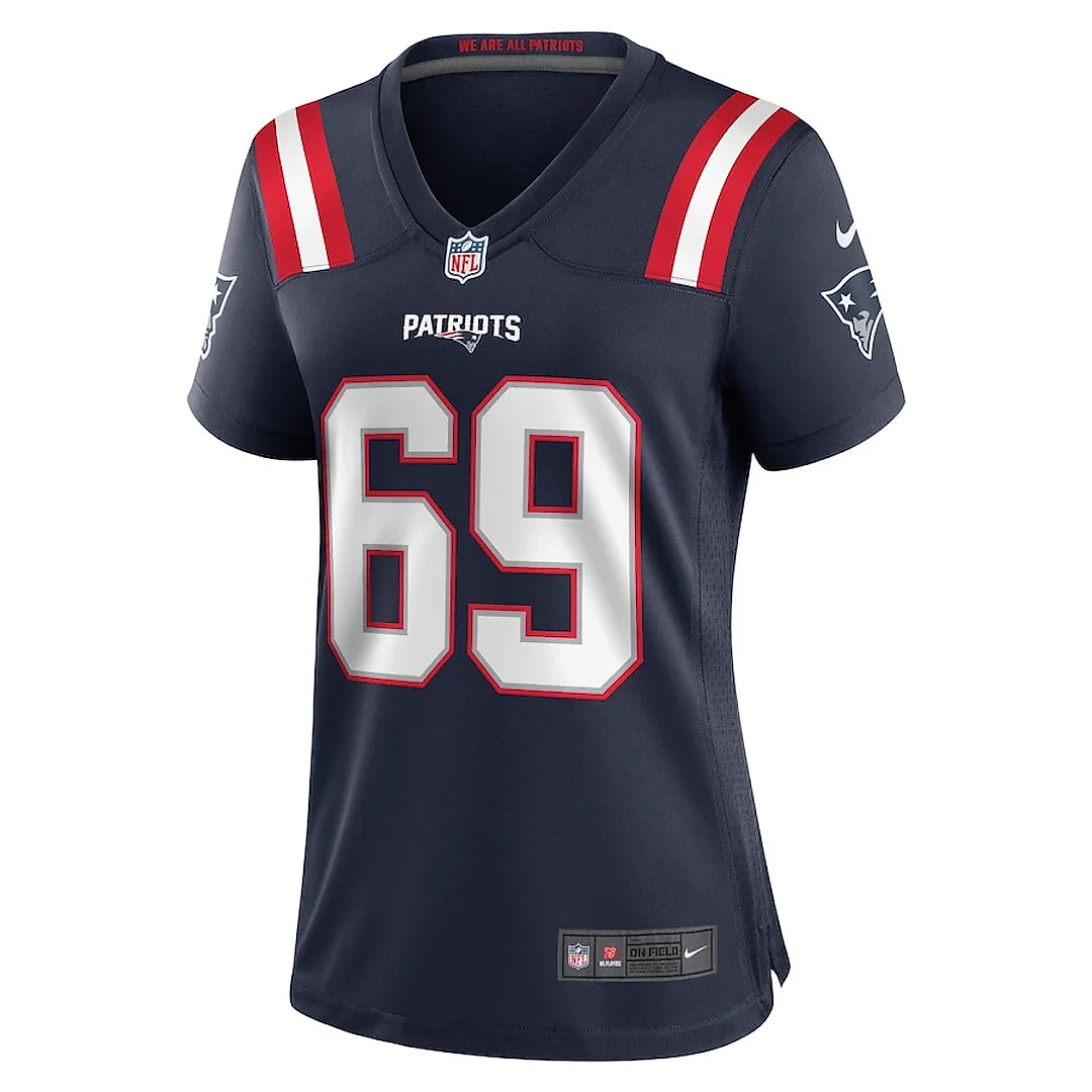 Zennovawear Cole Strange 69 New England Patriots Women Game Jersey - Navy