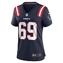 Zennovawear Cole Strange 69 New England Patriots Women Game Jersey - Navy