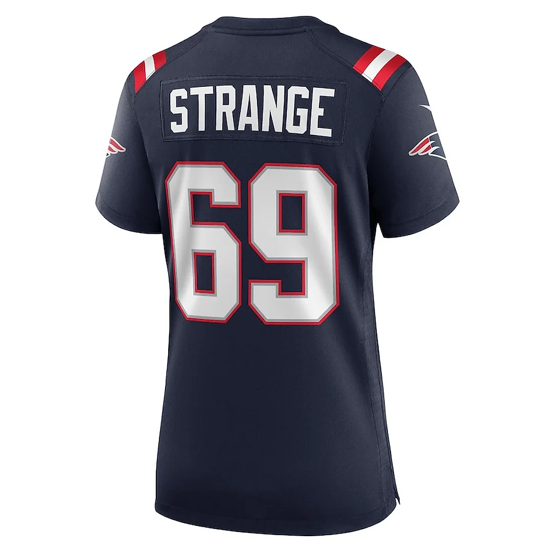 Zennovawear Cole Strange 69 New England Patriots Women Game Jersey - Navy