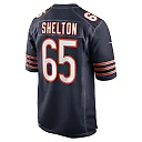 Zennovawear Coleman Shelton 65 Chicago Bears Game Men Jersey - Navy