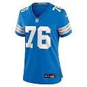 Zennovawear Connor Galvin 76 Detroit Lions Women's Team Game Jersey - Blue