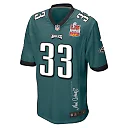 Zennovawear Cooper DeJean 33 Philadelphia Eagles Super Bowl LIX Champions Patch 'New Orleans - The Ultimate Showdown' EMBROIDERED Game Men Jersey...