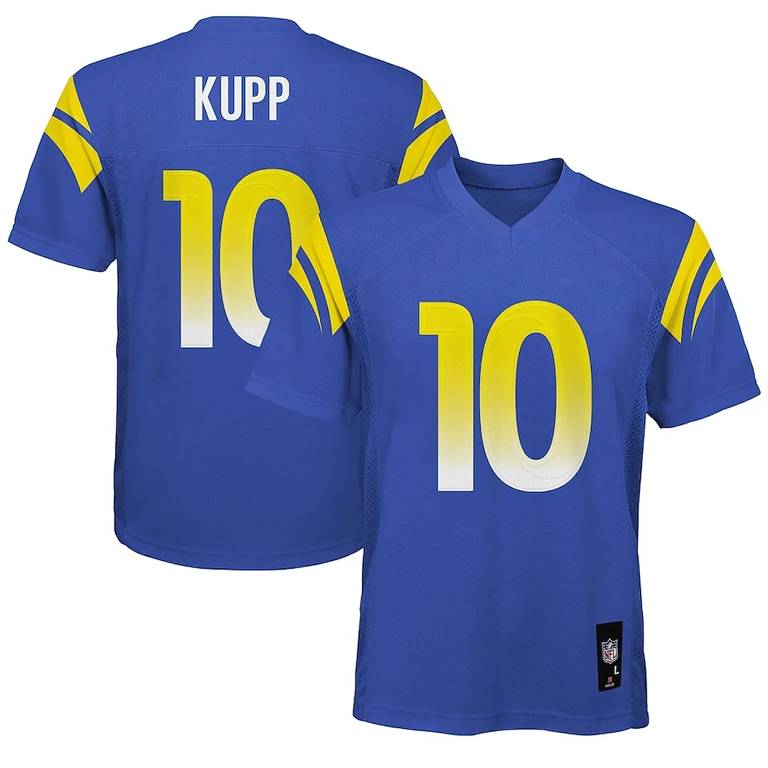 Zennovawear Cooper Kupp 10 Los Angeles Rams YOUTH Jersey - Royal