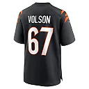 Zennovawear Cordell Volson 67 Cincinnati Bengals Team Game Men Jersey - Black