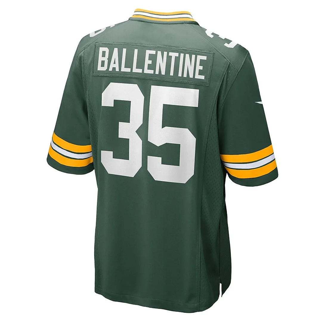Zennovawear Corey Ballentine 35 Green Bay Packers Men Home Game Jersey - Green