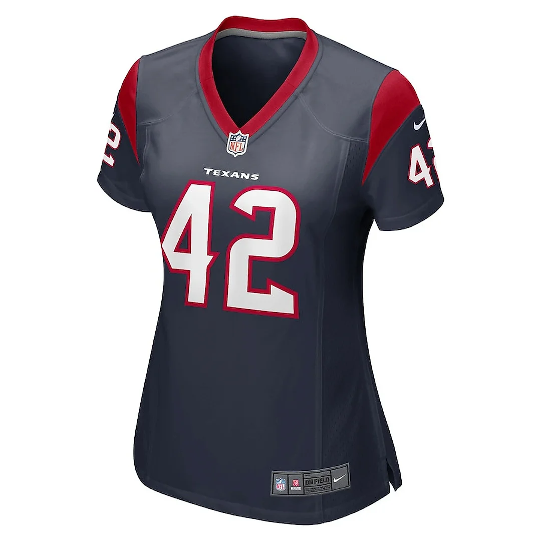 Zennovawear Cory Littleton 42 Houston Texans Women Team Color Jersey - Navy