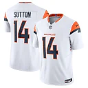 Zennovawear Courtland Sutton 14 Denver Broncos Vapor F.U.S.E. Limited Men Jersey - White
